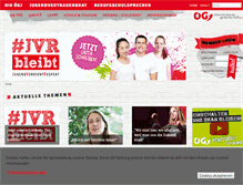Tablet Screenshot of oegj.at